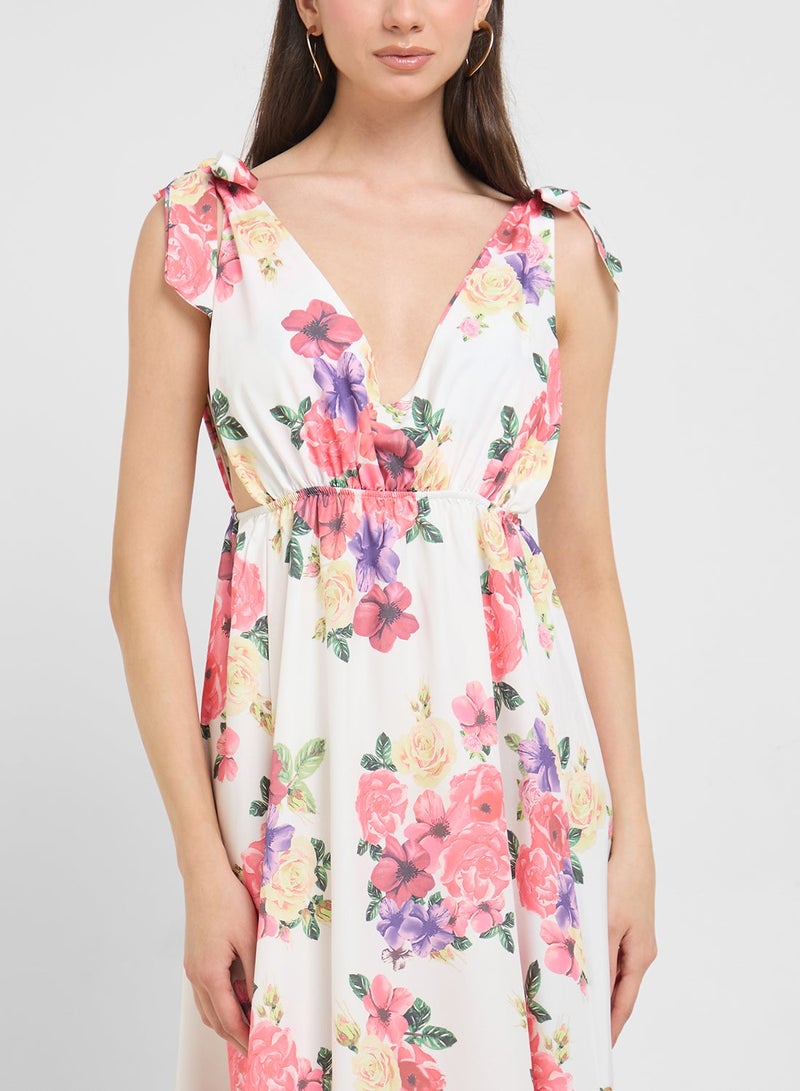 ايلا فستان بطبعة زهور - Image 5