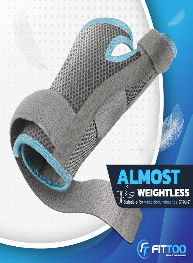 FITTOO Thumb & Wrist Brace for Men and Women -CMC Thumb Brace Spica Splint for Pain Relief, Tendonitis - Image 5