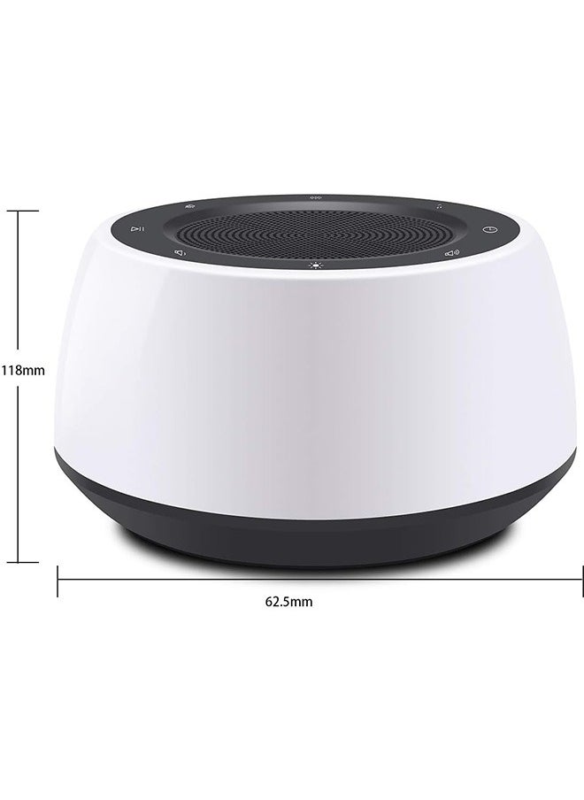 LENND - Sound Machine with Night Light.White Noise Machine for Sleeping Adults.White Noise Maker for Bedroom Home - Image 1