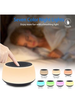 LENND Sound Machine with Night Light.White Noise Machine for Sleeping Adults.White Noise Maker for Bedroom Home  - Image 4