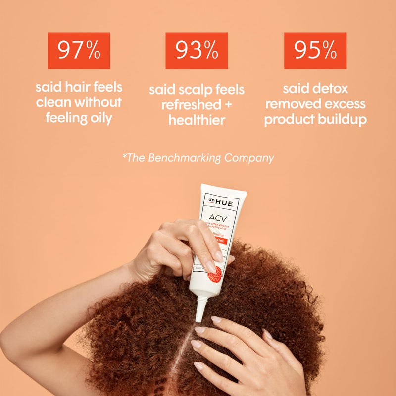 dpHUE ACV Exfoliating Scalp Detox - 4 oz - Helps Reduce Shedding & Promote Healthy Hair Growth - With Salicylic Acid & Niacinamide - No Added Fragrance - Vegan & Color Safe - Image 4