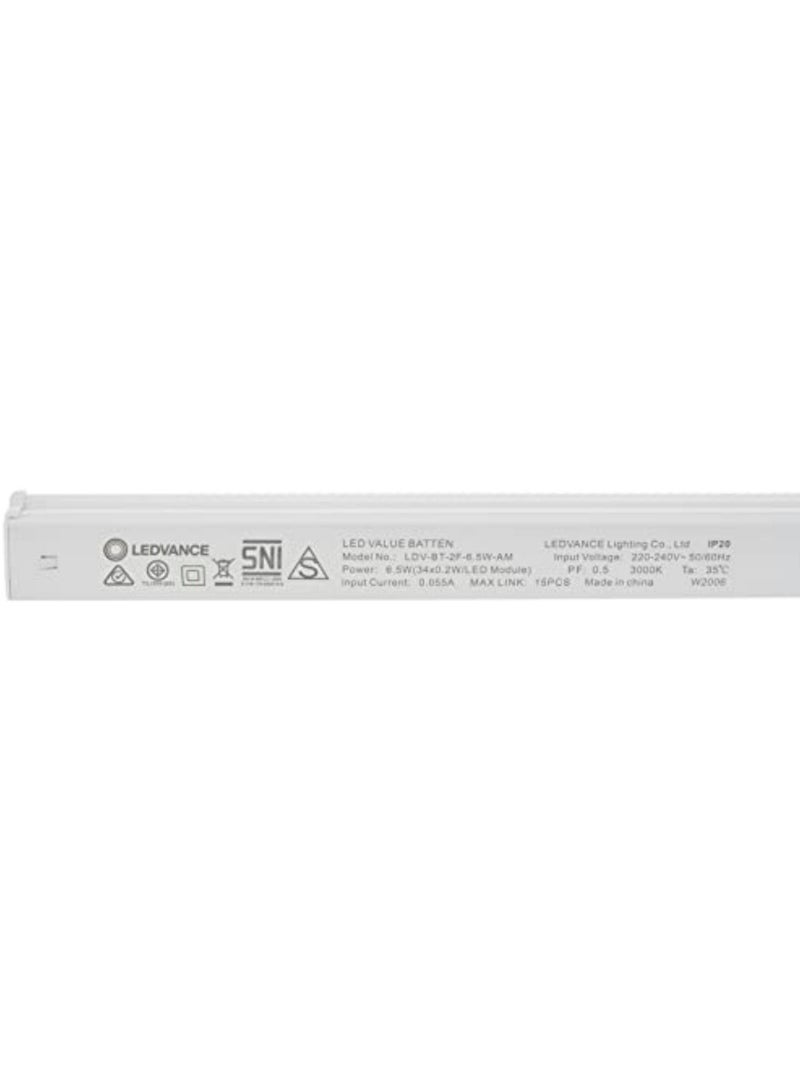 OSRAM Ledvance Led Value 6.5W 2Ft Batten Warm White - Image 2