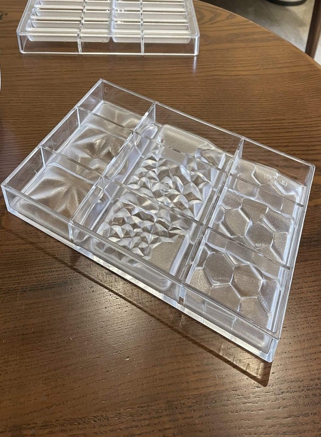 Goldbaking قالب شوكولاتة من البولي كربونات 3 في 1، صينية حلوى كبيرة قابلة للفصل - Image 4