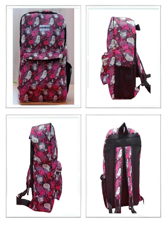 WECROO Casual college and tuition bags for girls,Women,Korean Design travel office Lightweight print Backpacks School Bags - Image 4