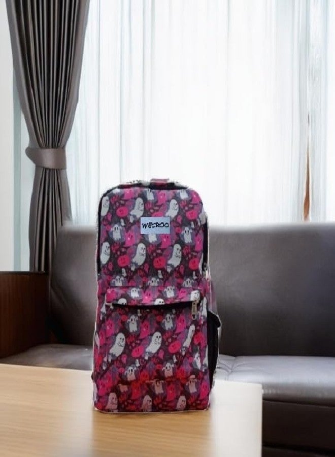WECROO Casual college and tuition bags for girls,Women,Korean Design travel office Lightweight print Backpacks School Bags - Image 2