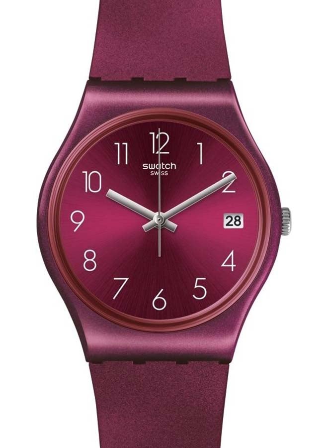 Swatch Women Redbaya Quartz Movement Water Resistant Wrist Watch - 36 Mm - Image 1