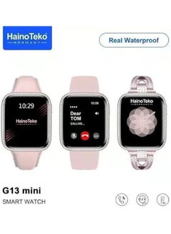 Haino Teko G13 MINI Women's Smart Watch, Water Resistant, Metal Frame, with 3 Different Straps  - Image 1