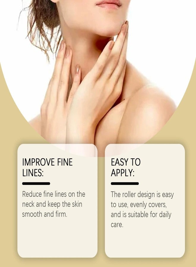 gcdat Firming Neck Cream with Roller, Moisturizing, Anti-Aging Neck Cream, Reduces Wrinkles and Fine Lines, Tightening and Lifting Lotions Skin Care for All Skin Types - Image 3