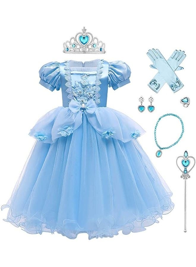 Fairy Tale Princess Costume With Accessory Set 130cm - Image 1
