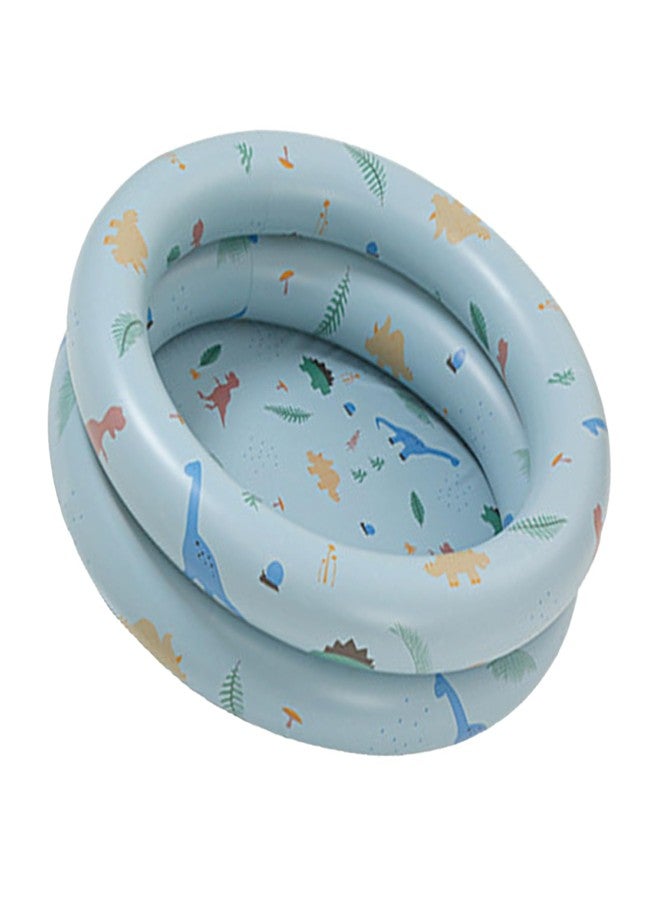 JAOCDOEN Inflatable Pool Baby Retro Blow Up Swimming Pool Family Cute Thickened Water Pool (Type 2) - Image 2