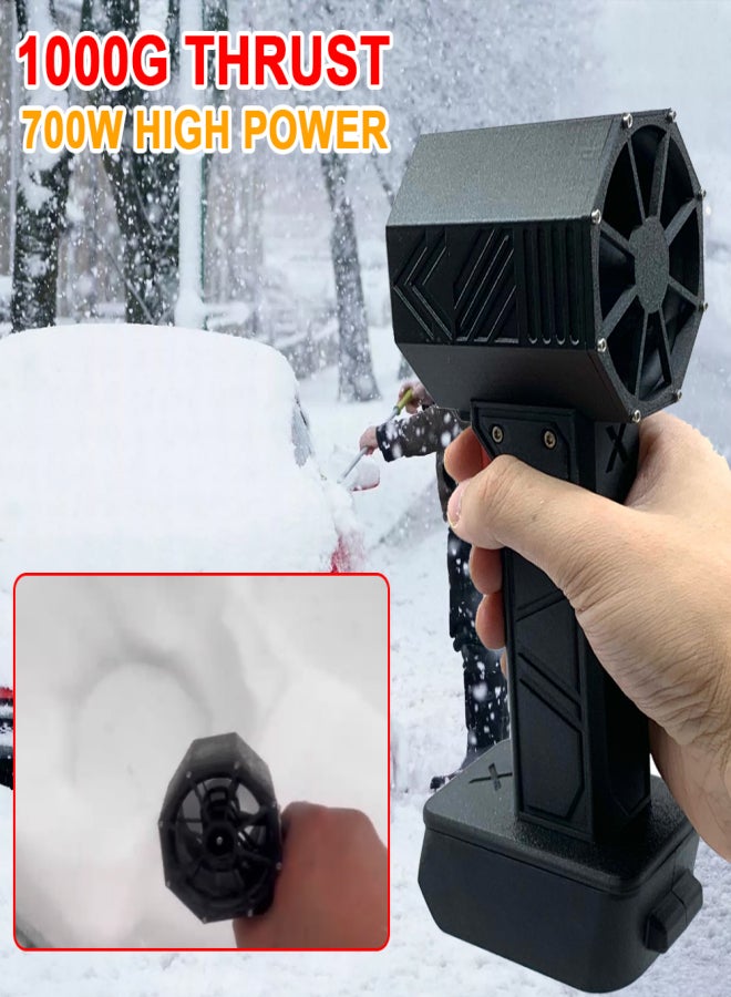 Handheld Ducted Turbofan 50mm Brushless Motor Jet Fan 1000g Thrust Car Washer 700W High Power Blower Keyboard Cleaning Tool Compatible with Dewalt/Makita 16.8V-21V Battery Optional - Image 3
