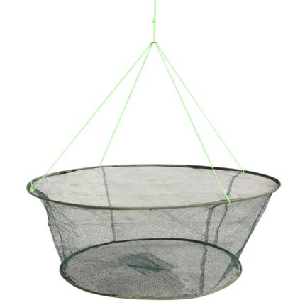 Laxygo LikeFish Foldable Fishing Net Hand Casting Cage Crab Net for Minnows, Crab, Lobsters, Fishes (Small-Dia 31.5"/23.6") - Image 1