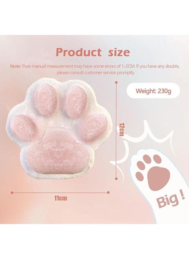 Generic Dujuanus Cat Paw Squeeze Toys, Squishy with Giant Paw, Cat Paw Shaped Hand Squeeze Toys, Squishy Big Cat Paw Silicone Squeeze Toys (White)  - Image 2