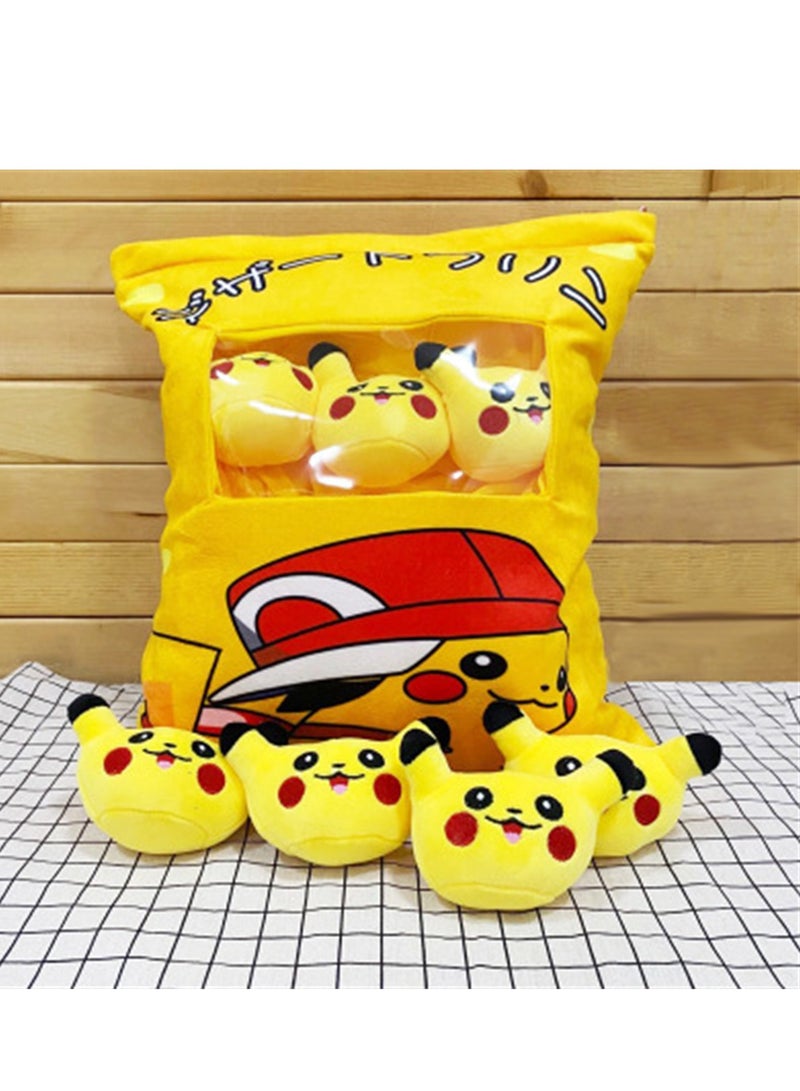Creative bagged round toys cute cartoon dolls a big bag of creative plush toys  - Image 2