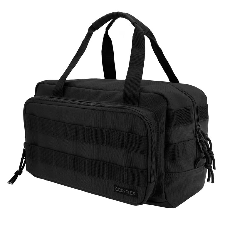 Coreflex 12-Inch Heavy Duty Tool Bag, Tactical, Gear, Range, EDC,Tool Bag for cars, Multi-Purpose Work Bag for Mechanics,Electrician,Carpenters,Builders,Plumbers 12" X 7" X 7" (Black) - Image 1