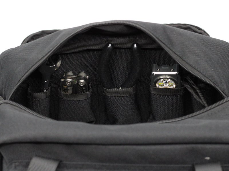 Coreflex 12-Inch Heavy Duty Tool Bag, Tactical, Gear, Range, EDC,Tool Bag for cars, Multi-Purpose Work Bag for Mechanics,Electrician,Carpenters,Builders,Plumbers 12" X 7" X 7" (Black) - Image 5