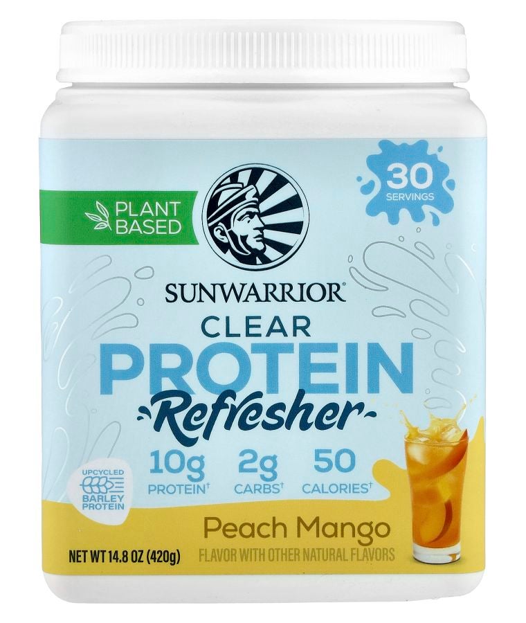 Sunwarrior Clear Protein Refresher Peach Mango  14.8 oz (420 g)