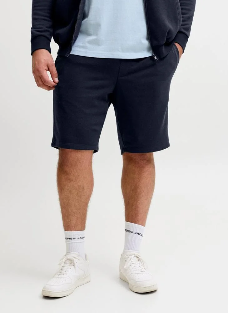JACK & JONES Plus Size Drawstring Sweat Shorts
