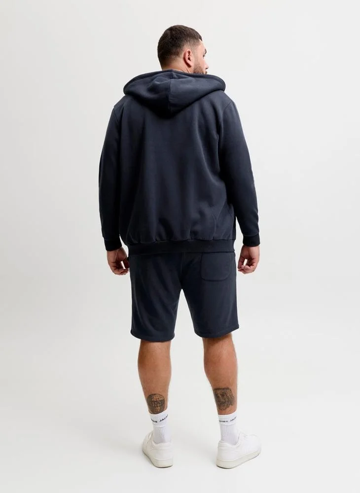 JACK & JONES Plus Size Drawstring Sweat Shorts