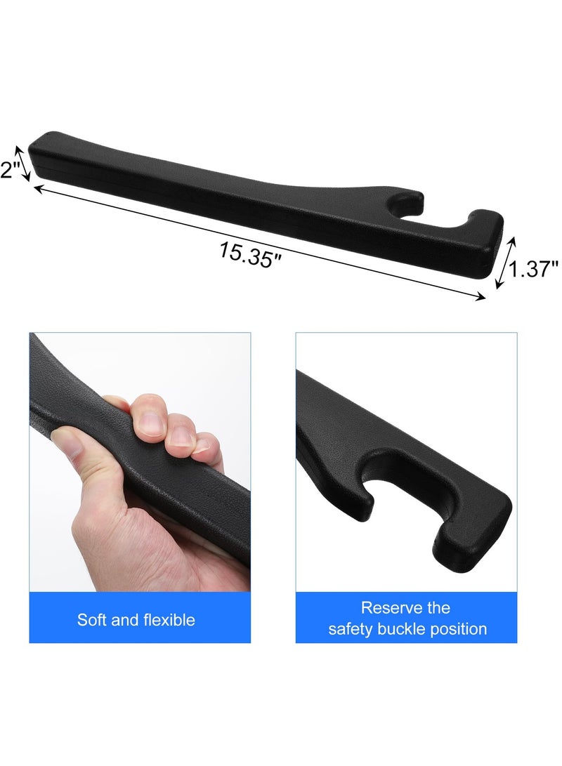 SYOSI Universal Car Seat Gap Filler, 2Pcs Black Seat Gap Blocker Organizer to Prevent Items from Dropping, Fits Car, SUV, Truck Accessories, Fill the Gap Between Seat and Console - Image 2