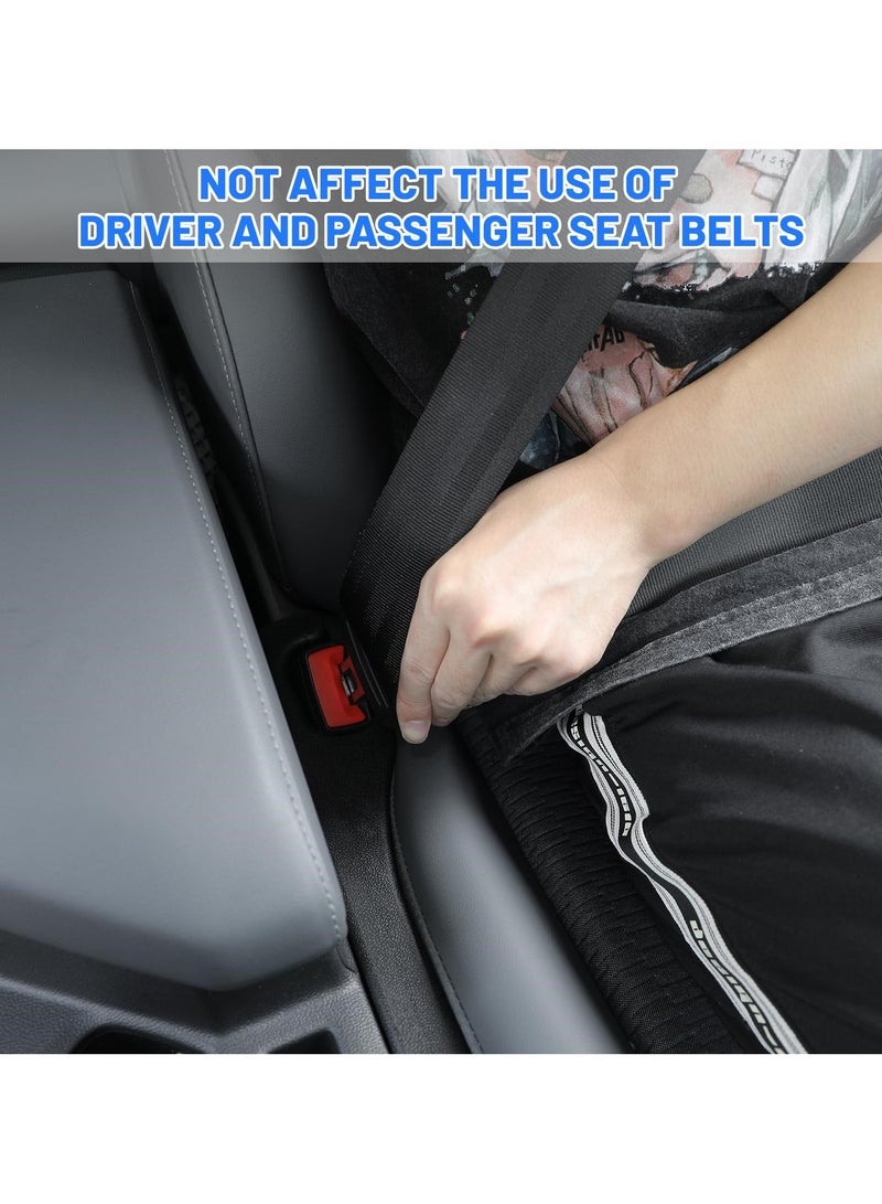 SYOSI Universal Car Seat Gap Filler, 2Pcs Black Seat Gap Blocker Organizer to Prevent Items from Dropping, Fits Car, SUV, Truck Accessories, Fill the Gap Between Seat and Console - Image 4