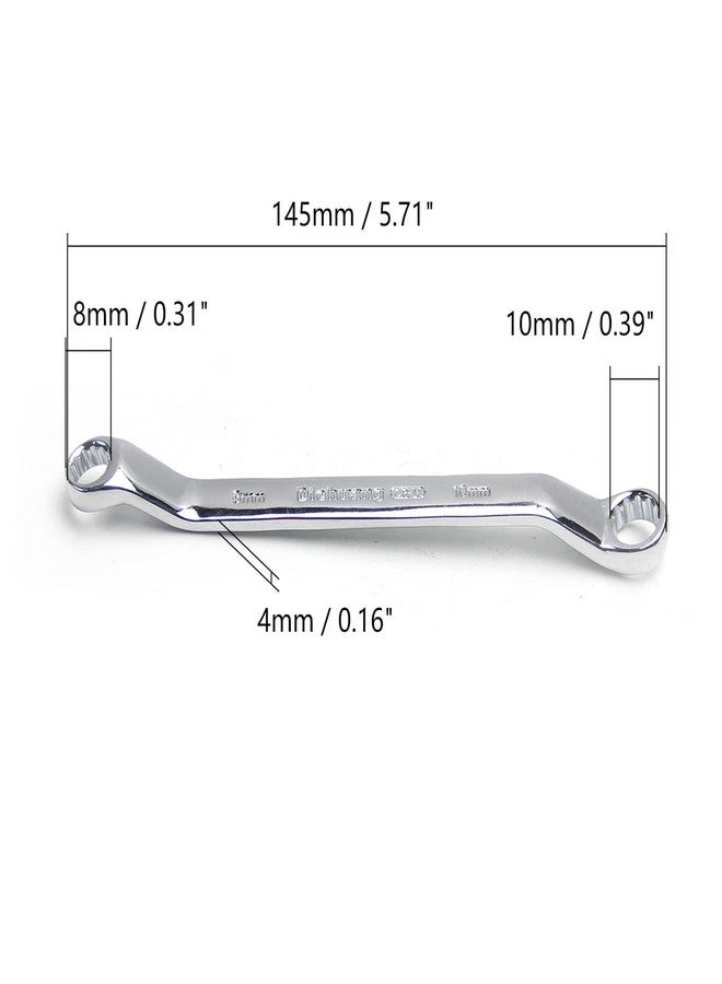 اتول مارت مفتاح ربط مزدوج الطرف من Utoolmart، مقاس 8 مم × 10 مم، طول 145 مم، مصنوع من فولاذ الكروم الفاناديوم، بلمسة نهائية مصقولة - Image 3