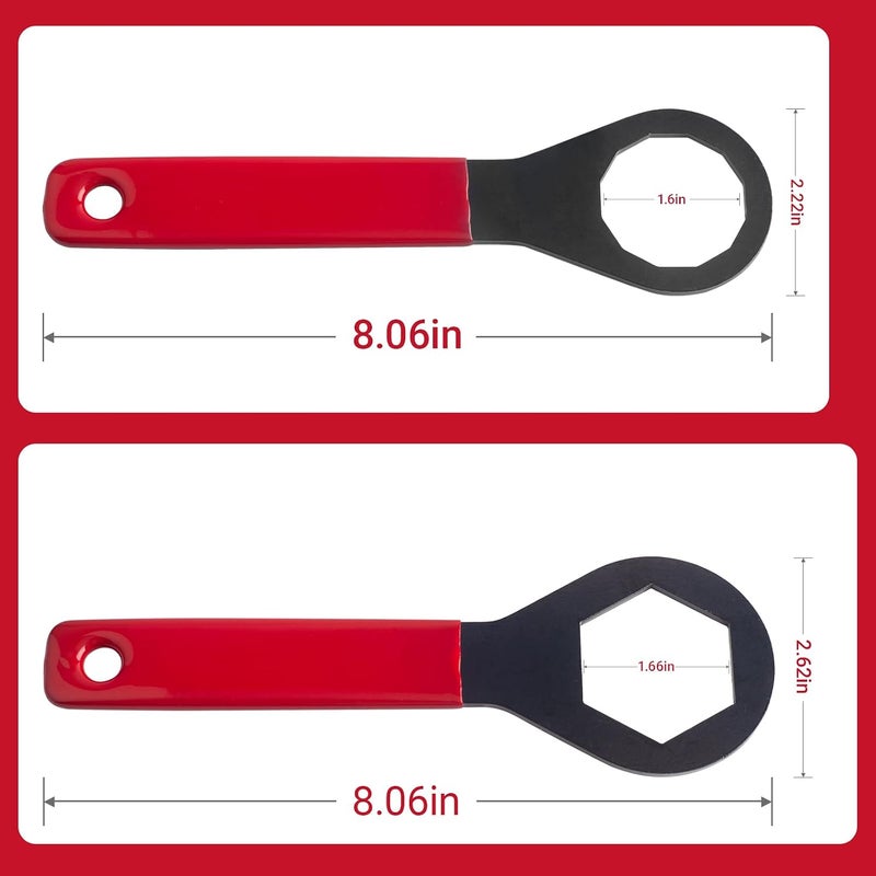 Avixturo Water Sensor Wrench Set for 6.6L Duramax Engines,Use for Replacing The Fuel Filter or Servicing The Water Sensor,Includes 6-Point 34900 & 12-point 34350 Water Sensor Wrench - Image 2