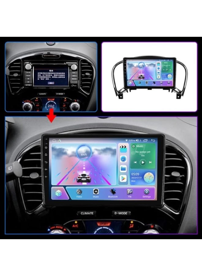 شاشة أندرويد للسيارة نيسان جوك 2011-2016، بلوتوث، ميرور لينك، واي فاي، كار بلاي لاسلكي، 2GB+32GB، راديو FM، ملاحة GPS، USB، كاميرا خلفية - Image 3