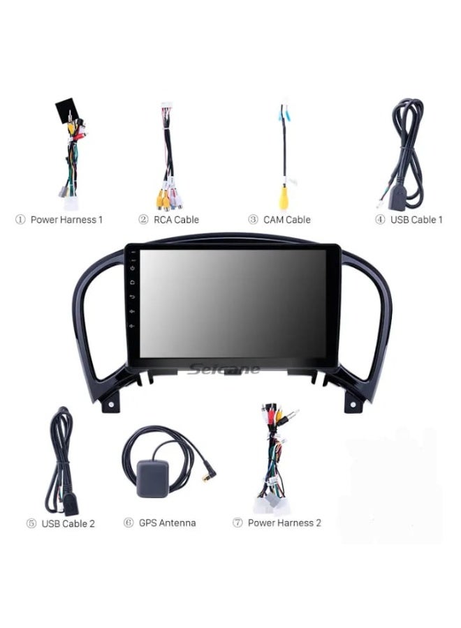 شاشة أندرويد للسيارة نيسان جوك 2011-2016، بلوتوث، ميرور لينك، واي فاي، كار بلاي لاسلكي، 2GB+32GB، راديو FM، ملاحة GPS، USB، كاميرا خلفية - Image 4