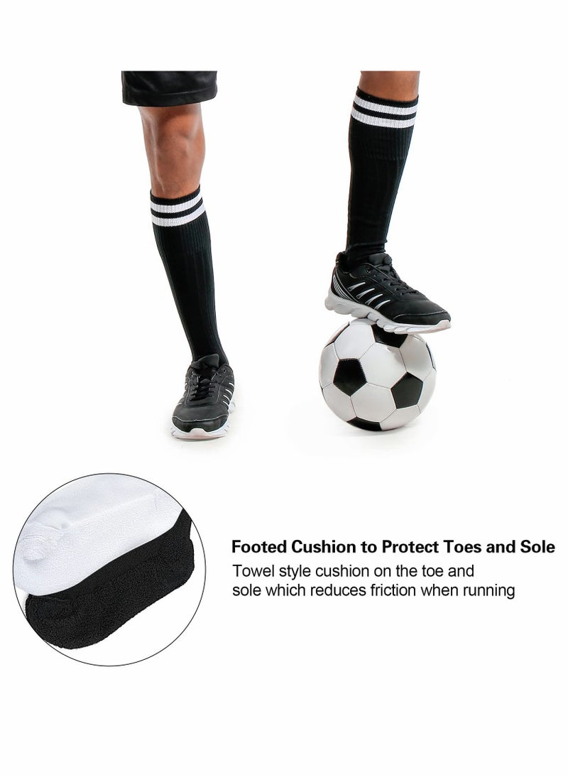 SYOSI Kids Soccer Socks 3 Pairs Long Football Knee High Athletic School Team Dance  Sports for 5 to 12 Youth Boys Girls - Image 5