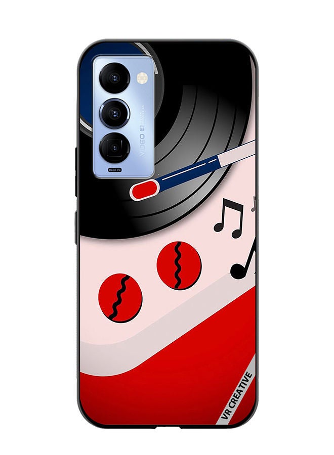 VR CREATIVE Protective Case Cover For Tecno Camon 18/18 P Music Design Multicolour - Image 1