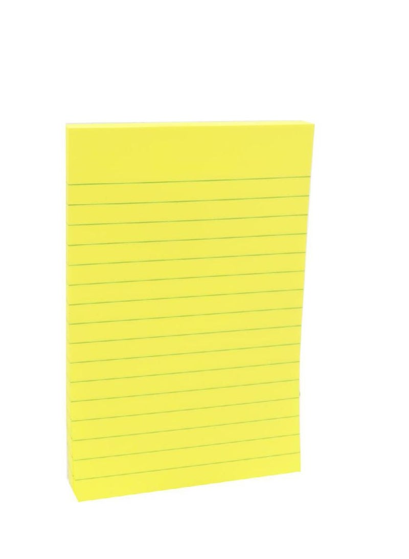 روكو أوراق ملاحظات لاصقة مسطرة 98 × 150 مم 100 ورقة - Image 2