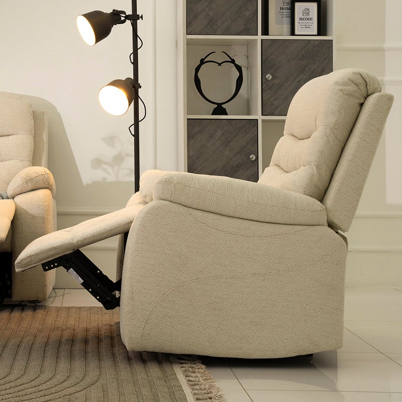 ROYAL FURNITURE Manhattan Electric Recliner Sofa Set - Beige - Image 3