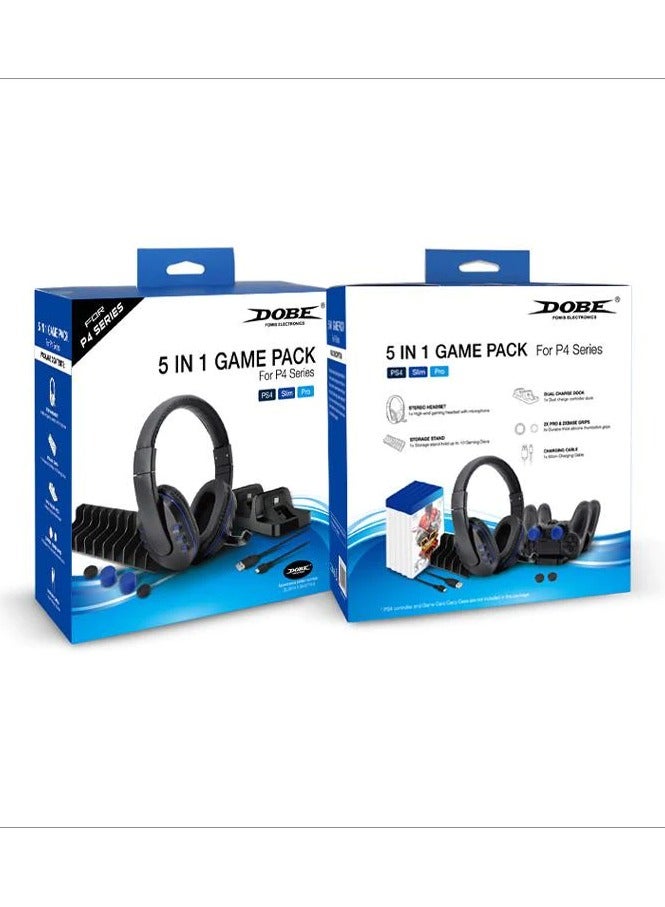 دوبي حزمة ألعاب DOBE 5in1 لسلسلة P-4 TP4-18101 - Image 3