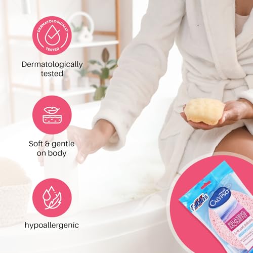 Calypso™ Relaxing Moment PO'2 100% Natural Cellulose Bathing Sponge Hypoallergenic & dermatologically Tested sea sponge - Image 5