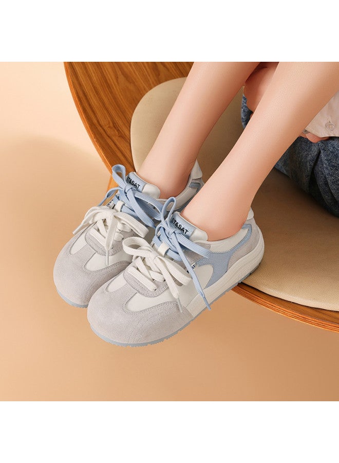 St&Sat Saturday Thick-soled Training Shoes Women's 2025 Winter New Arrival Sneakers Retro Casual Shoes - Image 3