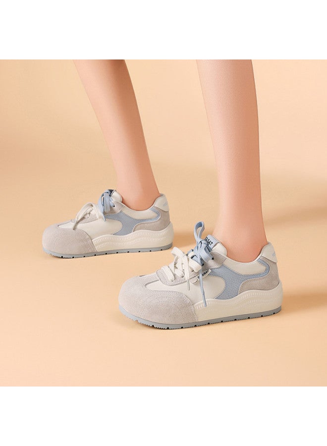 St&Sat Saturday Thick-soled Training Shoes Women's 2025 Winter New Arrival Sneakers Retro Casual Shoes - Image 5