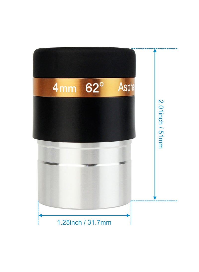 SVBONY SVBONY Eyepieces 4mm Telescopes Lens Wide Angle 62 Degree Aspheric Eyepiece HD Fully Coated Telescope Accessory for 1.25 inches Astronomic Telescopes  - Image 2