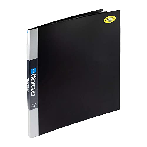 Itoya Original Art ProFolio 17x22 Black Photo Album Book with 48 Pages  Photo Album Art Portfolio Folder for Artwork  Picture Book Portfolio Binder  Presentation Binder Photo Book
