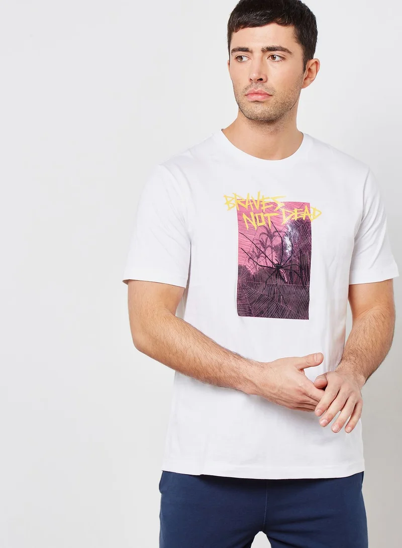 DIESEL Braves not Dead T-Shirt