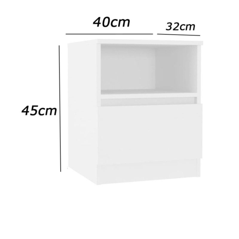 فرنتشر ستور كومود مودرن ام دي اف - ارتفاع 45 سم - عرض 40 سم - عمق 32 سم ، من فرنتشر ستور. - Image 4