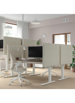 erorex Acoustic Screen For Desk, Gunnared Beige, 70X72 Cm  - Image 5