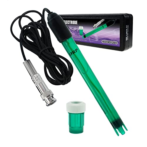 GAIN EXPRESS ORP Redox Electrode, BNC Type Connector Replacement Probe for Tester Meter Monitor Controller Oxidation Reduction Potential Check, 14cm Long 1.2cm Diameter 300cm Extra Long Cable - Image 1
