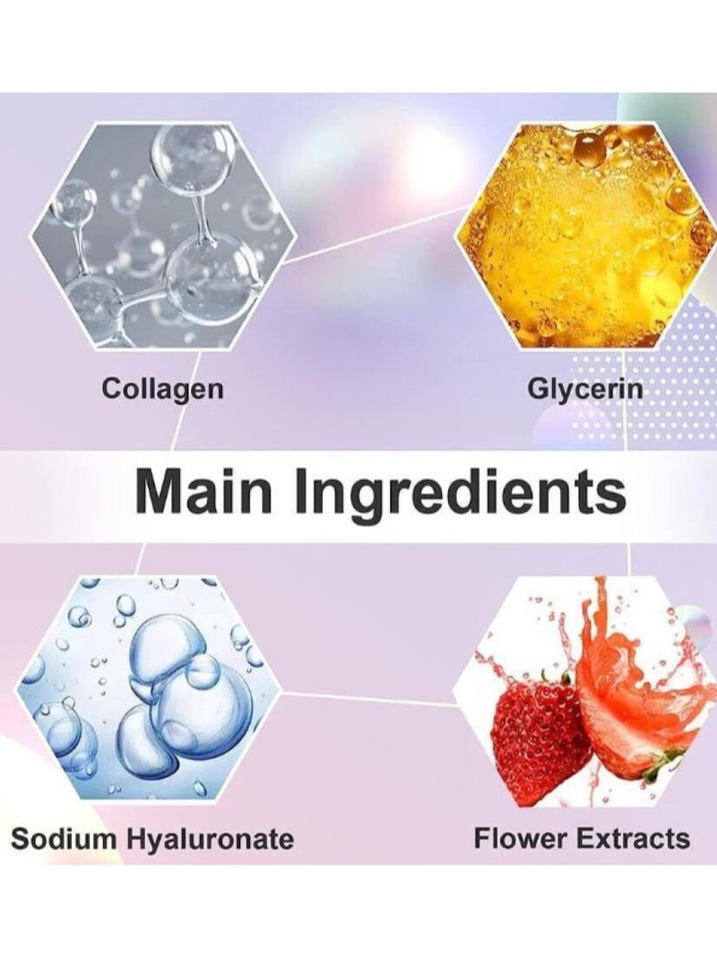 Generic 10-Piece Collagen Moisturizing Lines Nourishing Lip Mask Pink  - Image 3