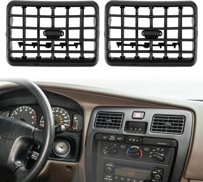 2PCS Dashboard AC Air Heater Dash Bezel Vents for Toyota 4Runner 19962002 for Toyota Tacoma 1996 1997 1998 1999 2000 2001 2002 Replace 5506335030 5506335010 Dashboard Fresh Air Grille
