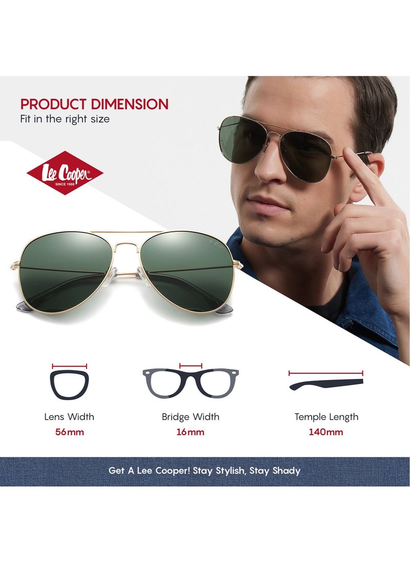 Lee Cooper - Classic Polarized Sunglasses for Men Women with UV400 Protection, Lightweight Gradient Lens - Image 1