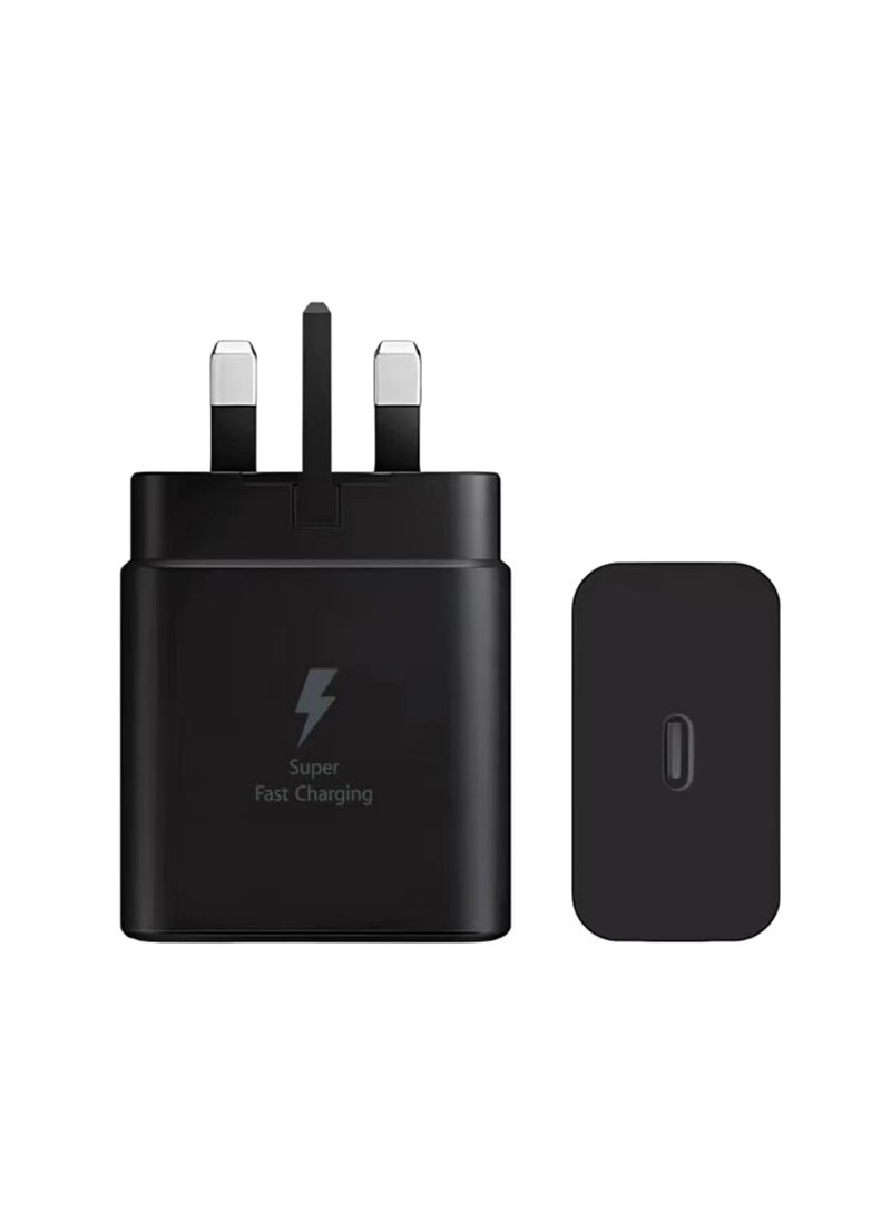 AVOO - Fast charger for Samsung Galaxy, charger head with 45W charging cable, compatible with S23 Ultra, S23 Plus, S23, S23, S22 Ultra, S22, S21 Ultra, S21, S21, A54, A53, A52, A32 - 45W with Type-C cable. - Image 1