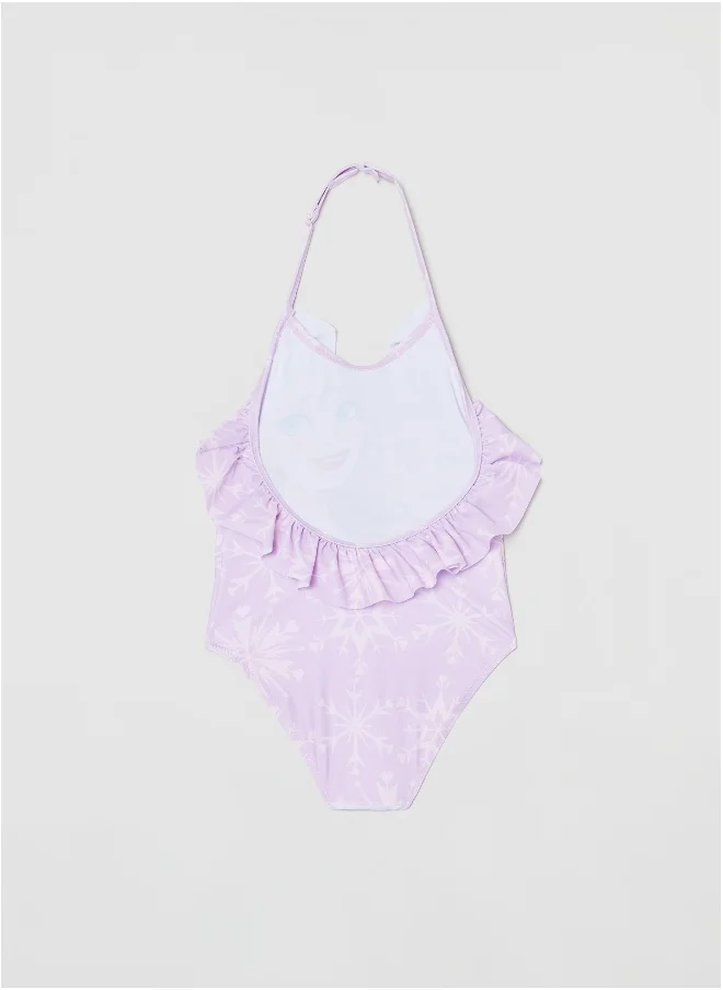 او في اس OVS Disney Frozen One-Piece Swimsuit