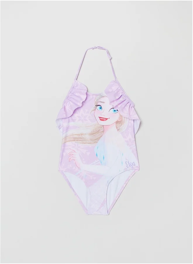 او في اس OVS Disney Frozen One-Piece Swimsuit