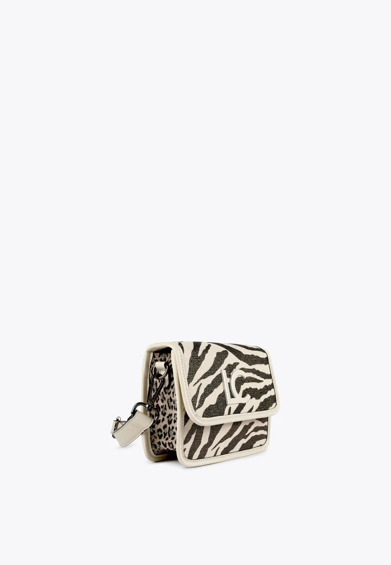 Lola Casademunt Animal Print Crossbody Bag